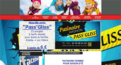 Desktop Screenshot of patinoire-avignon.com